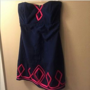 ALEX AND TRIXIE strapless dress